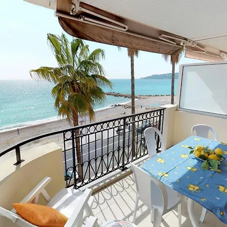 91ap - Beau 3p Face Avec Terrasse Et Garage * Menton